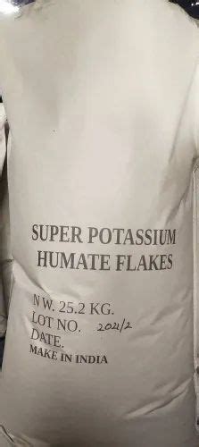 Super Potassium Humate Shiny Flakes 98 At Rs 70kg Potassium Humate