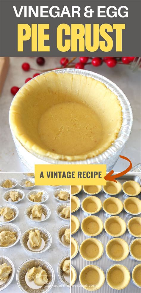 Pie crust with vinegar – Artofit