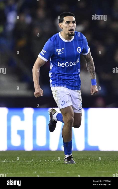 Genk S Daniel Munoz Mejia Pictured During A Soccer Match Between Krc