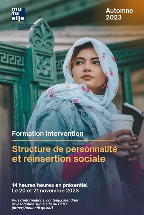 Formation Intervention Structures de personnalité et réinsertion