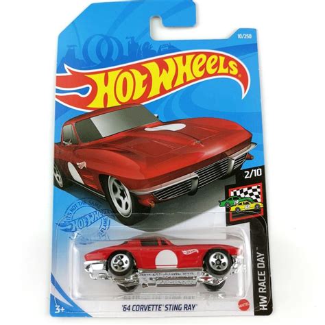 Машинка Mattel Hot Wheels 2021 C4982 64 Corvette Sting Ray Red купить с доставкой по выгодным