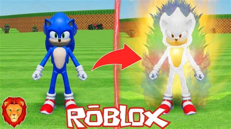 Como Transformarse En Hyper Sonic La Pelicula En Roblox Sonic 2 La Pelicula En Roblox Leon