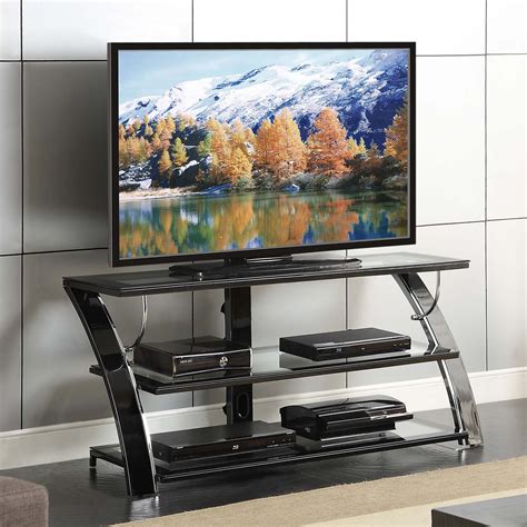 15 Photos Modern Black Tv Stands On Wheels