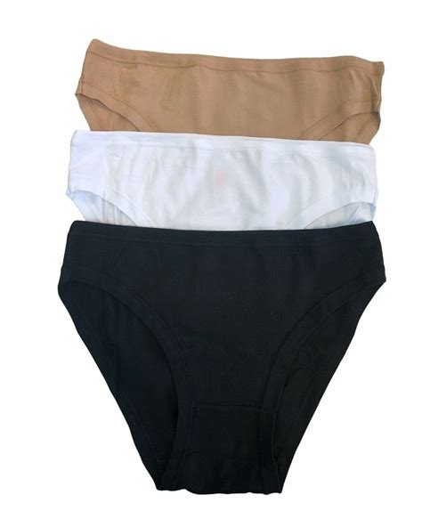 Γυναικείο Bikini Ψηλόμεσο Slip Βαμβακερό Μονόχρωμο Τεμ Χωρίς Λάστιχα