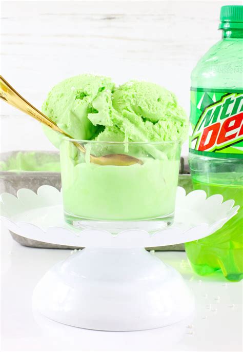 Mountain Dew Ice Cream (No Churn) – Simplistically Living