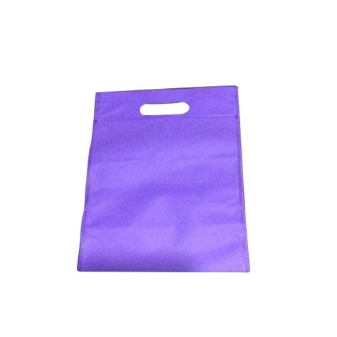 Pp Non Woven Fabric Purple D Cut Non Woven Carry Bag Capacity Kg At