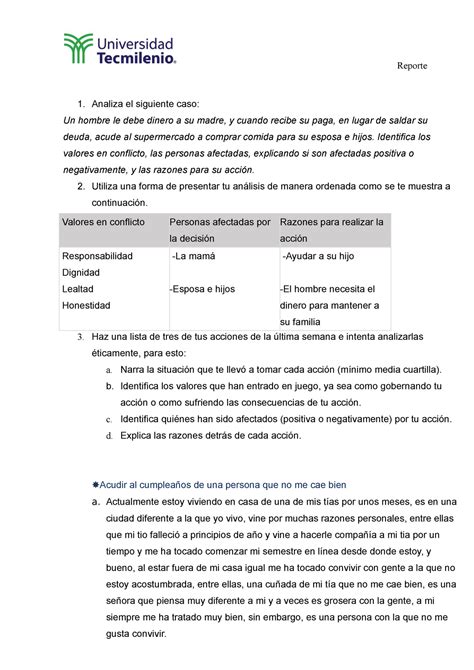 Act Etica Profesional Analiza El Siguiente Caso Un Hombre Le Debe