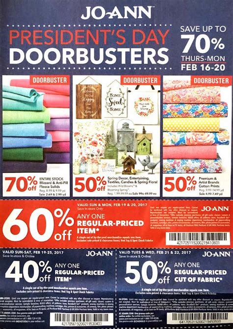 JoAnns Weekly Ad for this Week