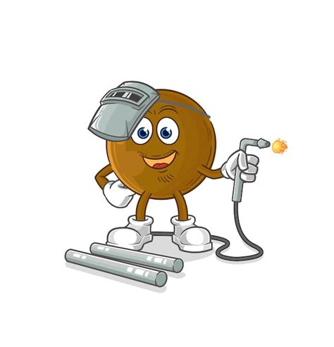 Premium Vector Avocado Stone Welder Mascot Cartoon Vector