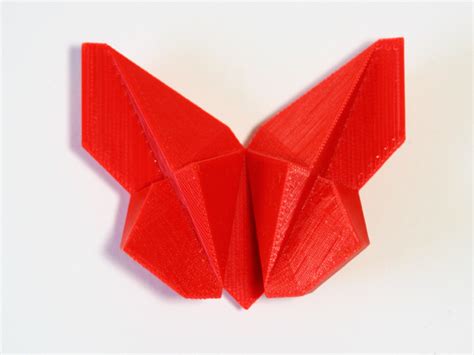 Origami butterfly cabinet knob by Nick | Download free STL model ...