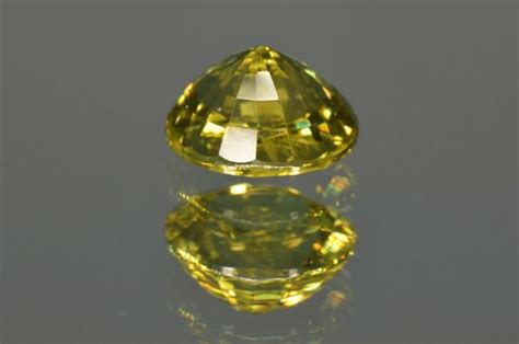 Rich Greenish Yellow Mali Garnet Oval Cut 1 38 Ct Mali Garnet