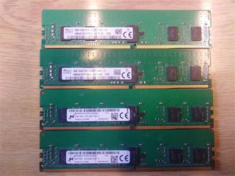 paměti RAM MT DDR4 ECC 4GB 1RX8 PC4 2400T RD1 11 Aukro