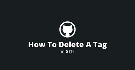 However tin I delete a distant tag?