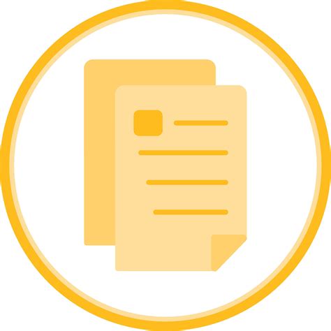 Document Flat Circle Icon Vector Art At Vecteezy