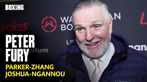 Peter Fury Breaks Down Parker Zhang Joshua Ngannou YouTube