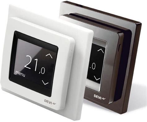 DEVIreg Pure Black Touchscreen Programmable Thermostat - Heater Shop