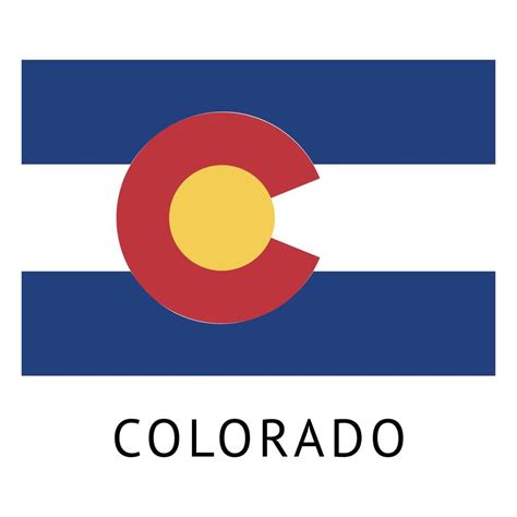 Colorado State Flag 21648790 Vector Art at Vecteezy