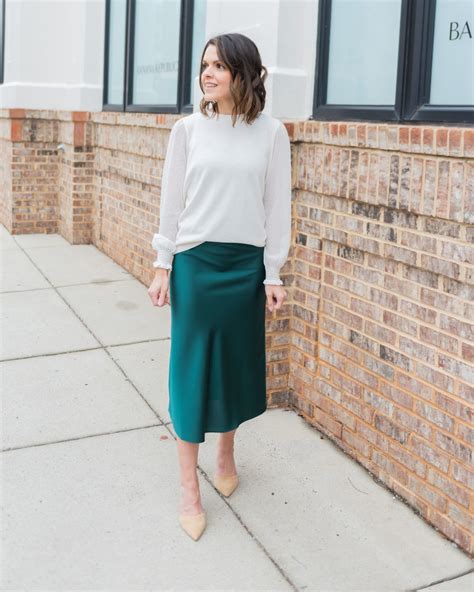 Ways To Style A Satin Midi Skirt The Sarah Stories