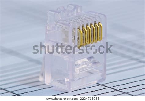 Rj11 Connector Connecting Ethernet Cable Electrical Stock Photo ...