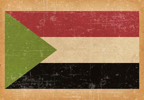 Grunge Flag of Sudan 147812 Vector Art at Vecteezy