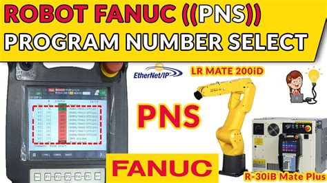 ROBOT FANUC SELECCIONAR Y ARRANCAR PROGRAMA DESDE UN PLC YouTube