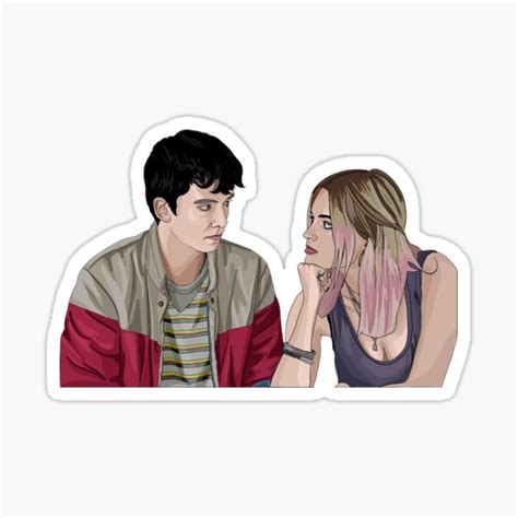 Otis And Maeve Sex Education Sticker For Sale By RobertSach Redbubble
