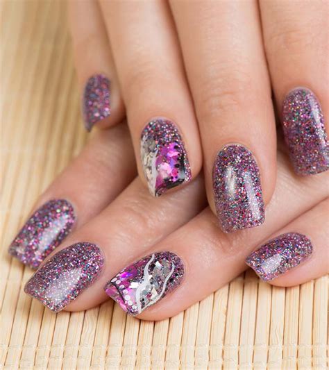 Glitter Nail Art Ideas Step By Step Tutorials For Glitter Nail Designs