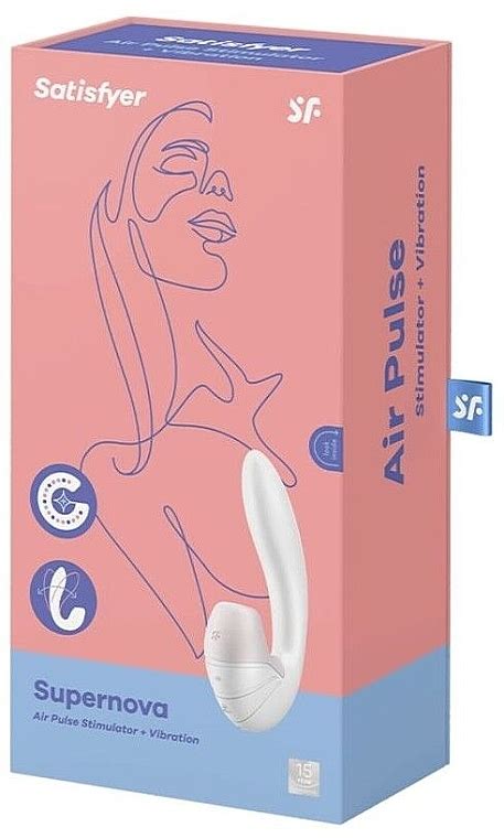 Вибратор с вакуумно-волновым стимулятором клитора, белый - Satisfyer ...