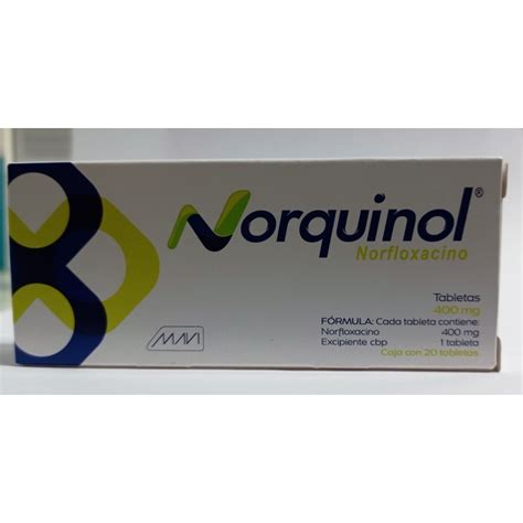 Norquinol Norfloxacino Mg Tabletas Mexipharmacy Farmacia