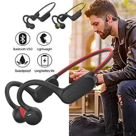 Bluetooth-наушники с открытой костной проводимостью, водонепроницаемая ...