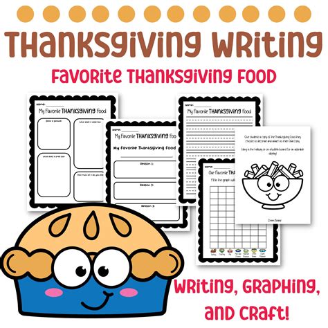 Thanksgiving Writing Project and Craft: Favorite Thanksgiving Food