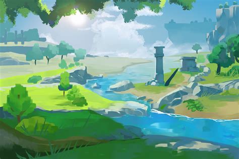 Artstation Background Practice