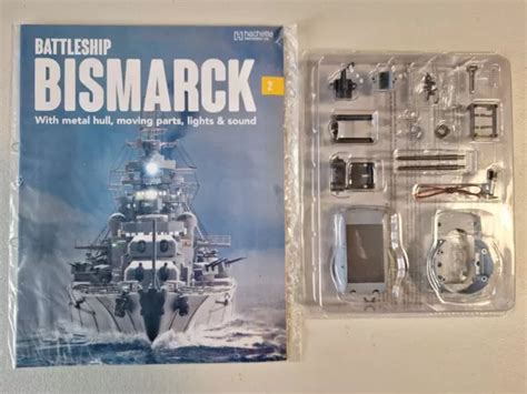 HACHETTE BUILD THE Battleship Bismarck Scale 1 200 Issue 2 EUR 4 46