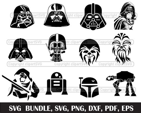 Star Wars SVG Clipart Bundle