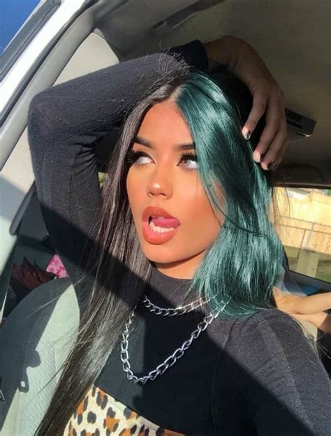 Soul It Dye Hair Green Teal Blue And Black In 2023 Brown Hair Inspiration Hair Styles Neon Hair