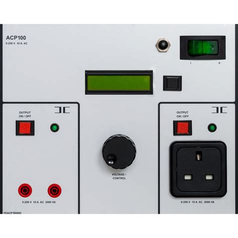 ACP100 1 phase programmable AC power supply 0 - 250 V, 0 - 10 A, 2000 ...