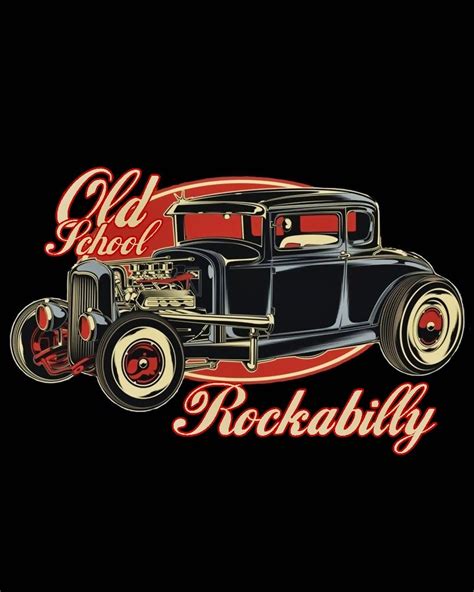 HOT ROD @poster | Rockabilly cars, Hot rods, Rockabilly