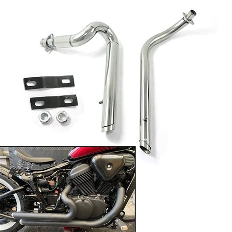 Escape Pipe Kit Para Honda Steed Shadow Drag Pipes Silenciadores