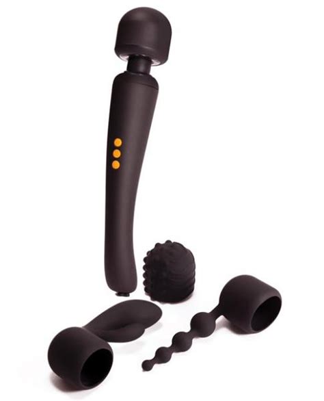 Porn Hub Supercharge Wand Set Black Bdsmkink Toyshop