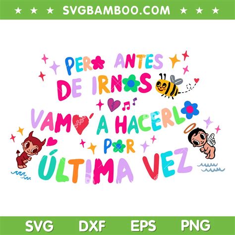 Manana Sera Bonito SVG PNG