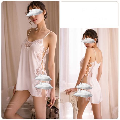 Women Sexy Lingerie Lace Night Dress Sexy Nightgown Plus Size Sleepwear Shopee Philippines