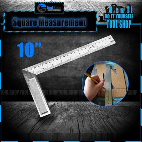 Stainless Steel Try Square Measurement Toolshop Pk