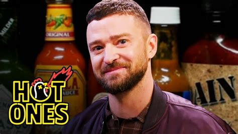 Justin Timberlake Struggles Through Hot Ones And Ranks His Albums