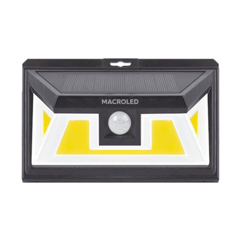 Reflector Exterior De Pared Panel Solar Incorporado Led Integrada 10W