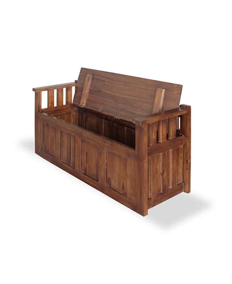 Radford Teak Storage Bench | Shop Furniture Online in Singapore