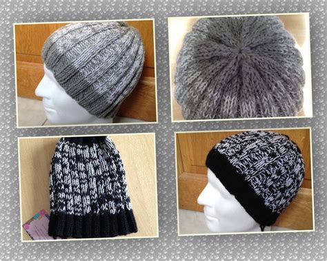 Patron tutoriel des modèles de bonnets présentés ici Pour homme ou