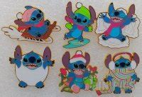 Pp Loungefly Winter Fun Stitch Set Mystery Hot Topic Pinpics