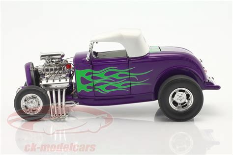 Gmp Ford Blown Hot Rod Roadster Mit Rat Fink Figur A Modellauto A