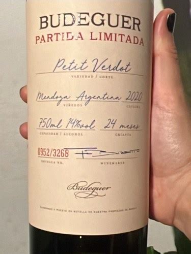 Bodegas Budeguer Partida Limitada Petit Verdot Vivino US