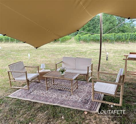 Fauteuil Bambou LOUTAFETE Location Evénementiel